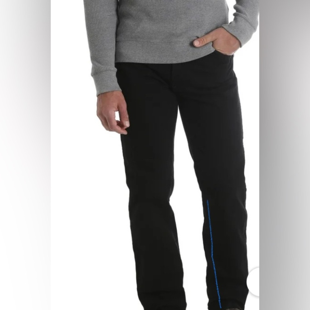 Rustler Men's Black Relaxed Jeans